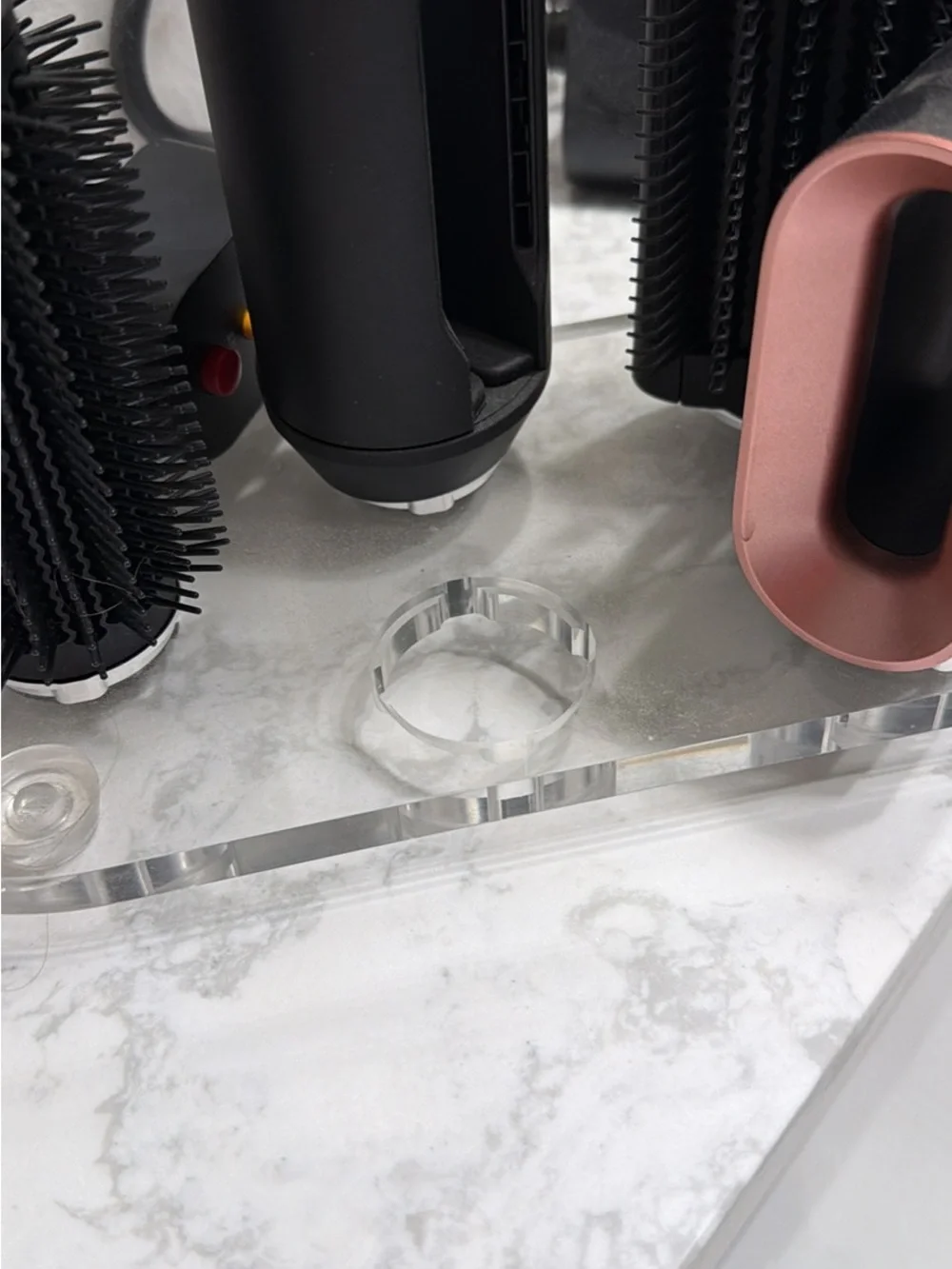 Plastic holder for airwrap tool & attachments